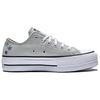 Converse Chuck Taylor Seasonal Comfortable Versatile Durable Low-Top Canvas Shoes Women Sneakers Gray A15539C