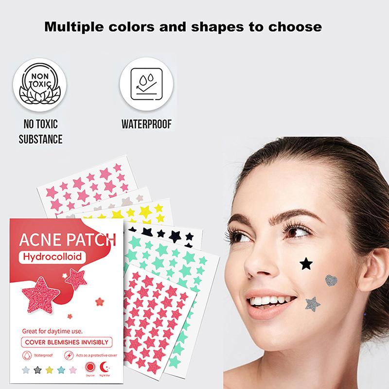 Пластырь от прыщей и угрей Водонепроницаемый инструмент для удаления прыщей и угрей Маска для лица Уход за кожей Скрытый прыщ