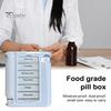 Коробка для хранения лекарств с несколькими отделениями, не содержит BPA, водонепроницаемая, влагостойкая, еженедельный органайзер для таблеток