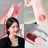 Cool and Blood-Red Vibe! Dual-Color Multi-Use Cream Blush and Highlighter All-In-One Palette 2025 New Hot-Selling Item for Women with Fine Shimmer