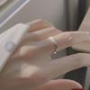 Women's Minimalist Luxury Plain Ring, Index Finger Niche Design, Glossy Ins Cold Style