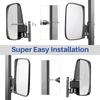 Зеркало заднего вида с гибкой регулировкой, складное зеркало заднего вида для гольф-каров, клубных автомобилей, зональных каров Yamaha EZGO