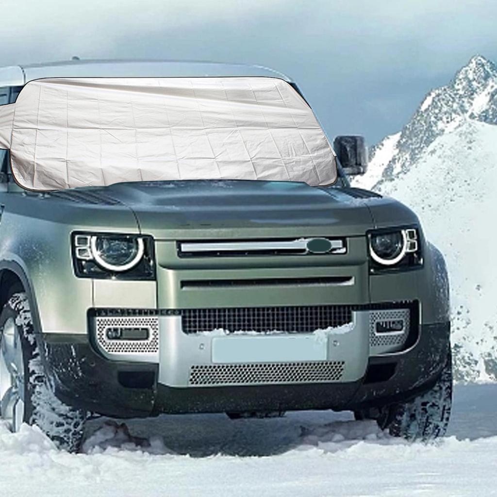 Солнцезащитный козырек на лобовое стекло автомобиля 200x70 см Чехол от снега Водонепроницаемый протектор Магнитный чехол-шторка от солнца на переднее лобовое стекло для легковых автомобилей, грузовиков, внедорожников
