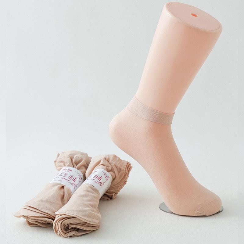 Прочные женские чулки черного цвета, устойчивые к зацепкам - Прозрачные летние носки, улучшающие цвет кожи, Нескользящие для голых ног