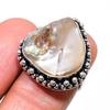 Biwa Pearl Handmade 925 Sterling Silver Jewelry Ring Size 6 O8K07