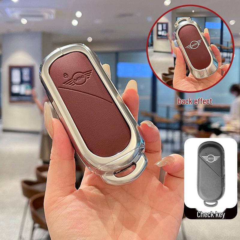 Чехлы для ключей BMW Mini: Премиальная кожа и металлическая пряжка для New Energy Countryman и Cooper – Набор из 25 штук