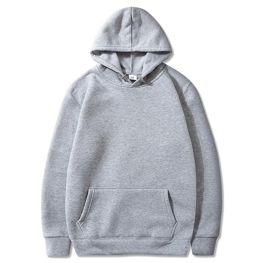 2025 Fashion Casual men's Color Hooded Sweatshirt Hoodie Pullover Top solidmen's
