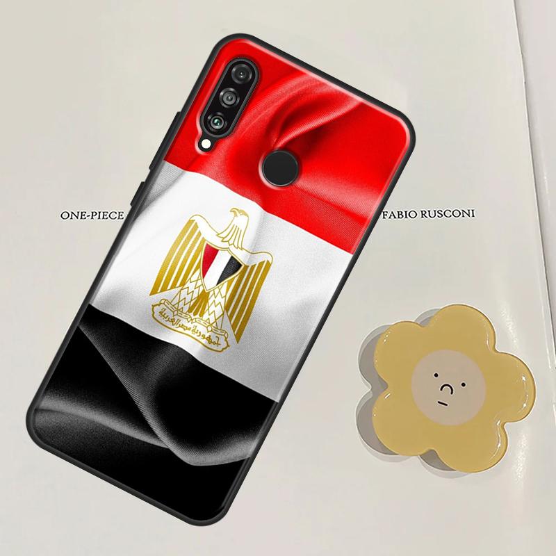Флаг Египта для Huawei Nova Y91 Y60 Y70 Y90 Y61 3i 7i 8i 11i Nova 11 9 10 SE P20 P40 Lite P30 Pro Чехол