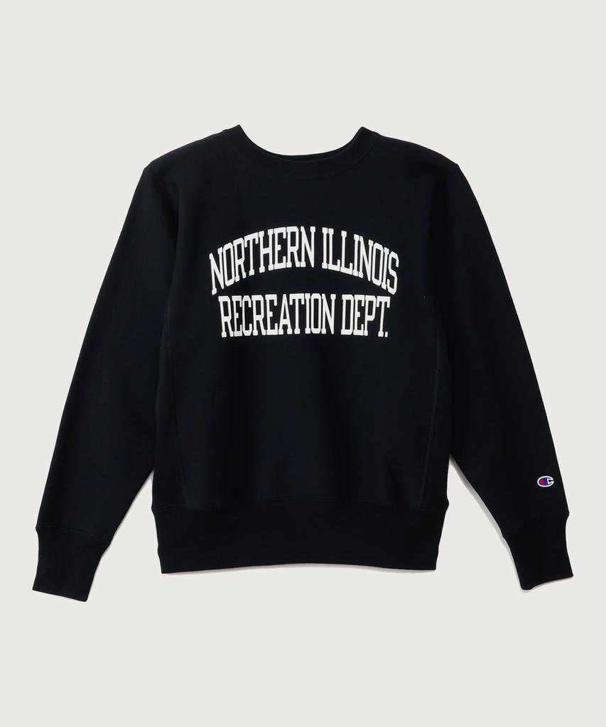 CHAMPION Reverse Weave Blu-Tack Regular Fit Brushed College Sweatshirt Black