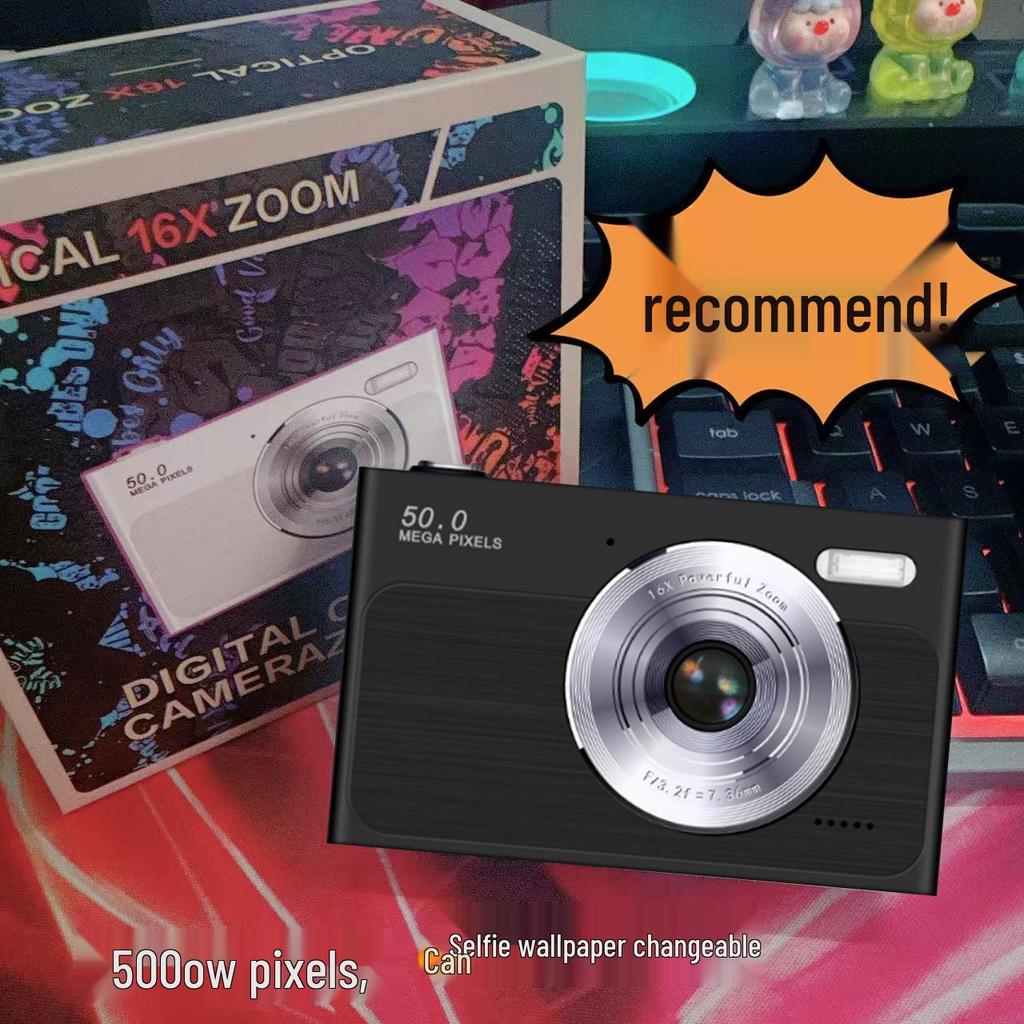 2025 Dual-Camera Retro Digital Student Travel Camera