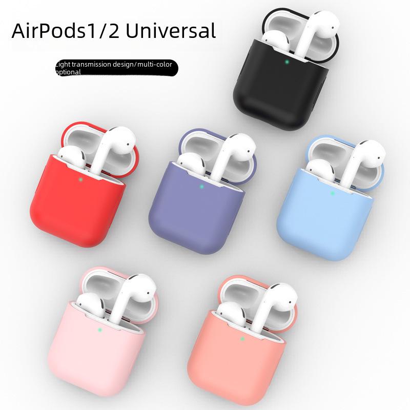 AirPods Soft Silicone Protective Case for Apple 1st/2nd Gen - Universal Wireless Earbuds Cover