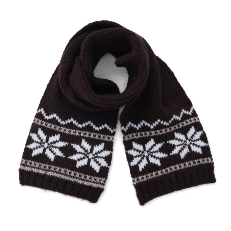 Уютная зимняя шапка с помпоном и снежинкой: Универсальный вязаный шерстяной пуловер для больших голов