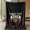 Grand theft autoPrinted Flannel Blanket Cozy Skin-Friendly Warm Throw for Couch Bed Indoor Daily Use
