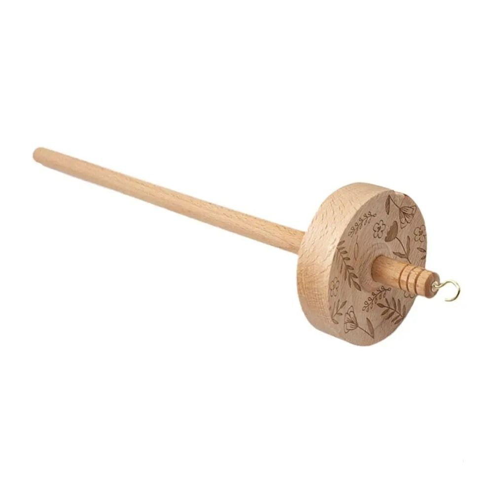 Wooden Spindle Top Hand Carved Whorl Yarn Spin Sewing Crafts Drop Spindle  Top Whorl Yarn Spin