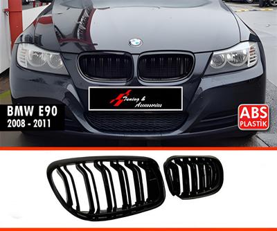 Ноздри M-Look (для E-90/91, 2008-2011, черный глянец) для BMW 3 серия E-90/91/92/93