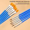 100 шт. набор для детей нейлоновые волосы цифровая масляная живопись ручка граффити раскраска кисть гипсовая линия крючок ручка акварель