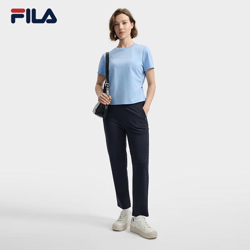 Fila Женские вязаные спортивные брюки прямого кроя