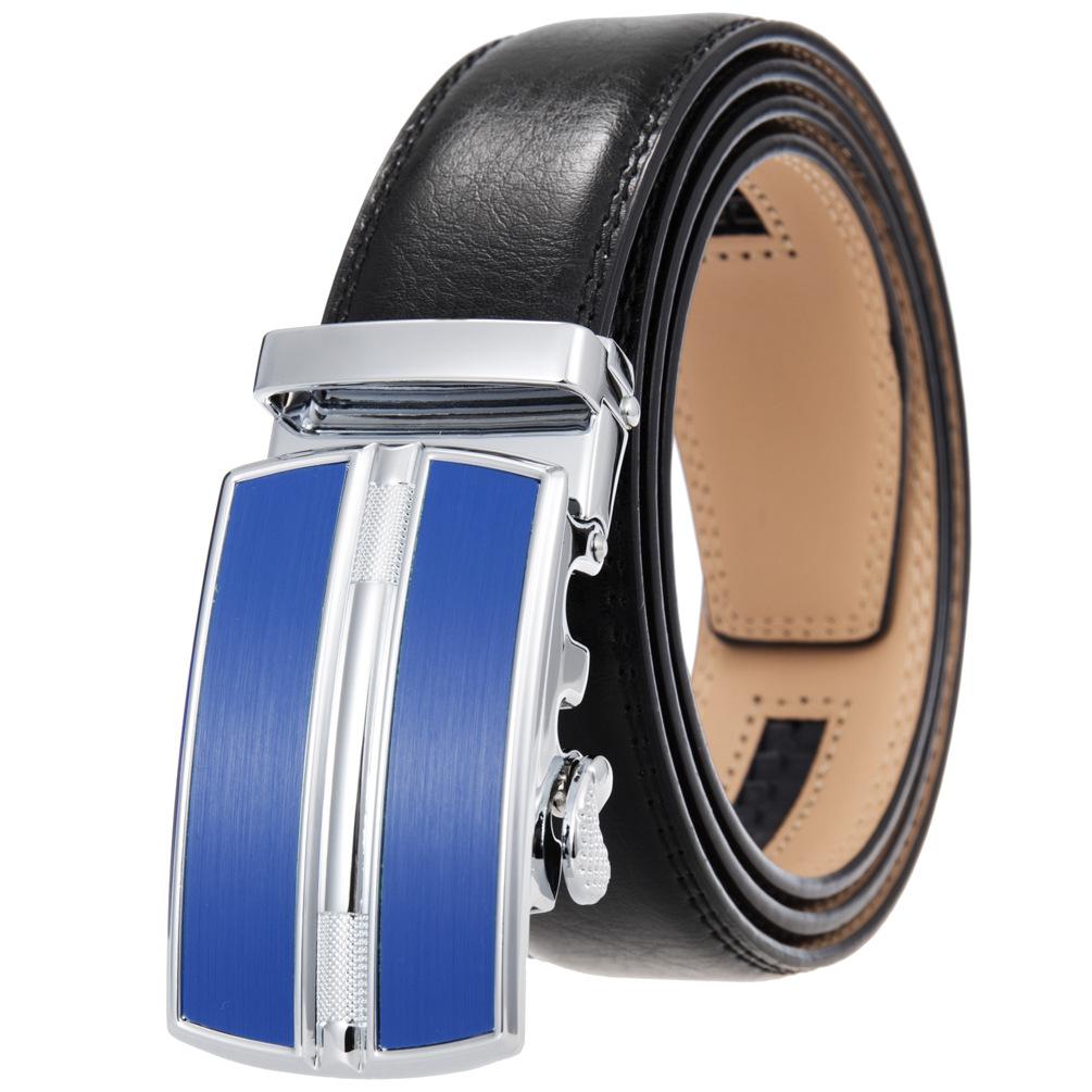 5шт. Ремень с автоматической пряжкой, воловья кожа, ремень, мужской Ly36-0257-1