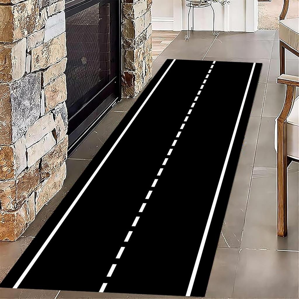 Airplane Runway Long Hallway Rug Runners Airport Aircraft Carpet Pet Friendly Foldable Carpets Resistant Rugs for Bedroom Rugs