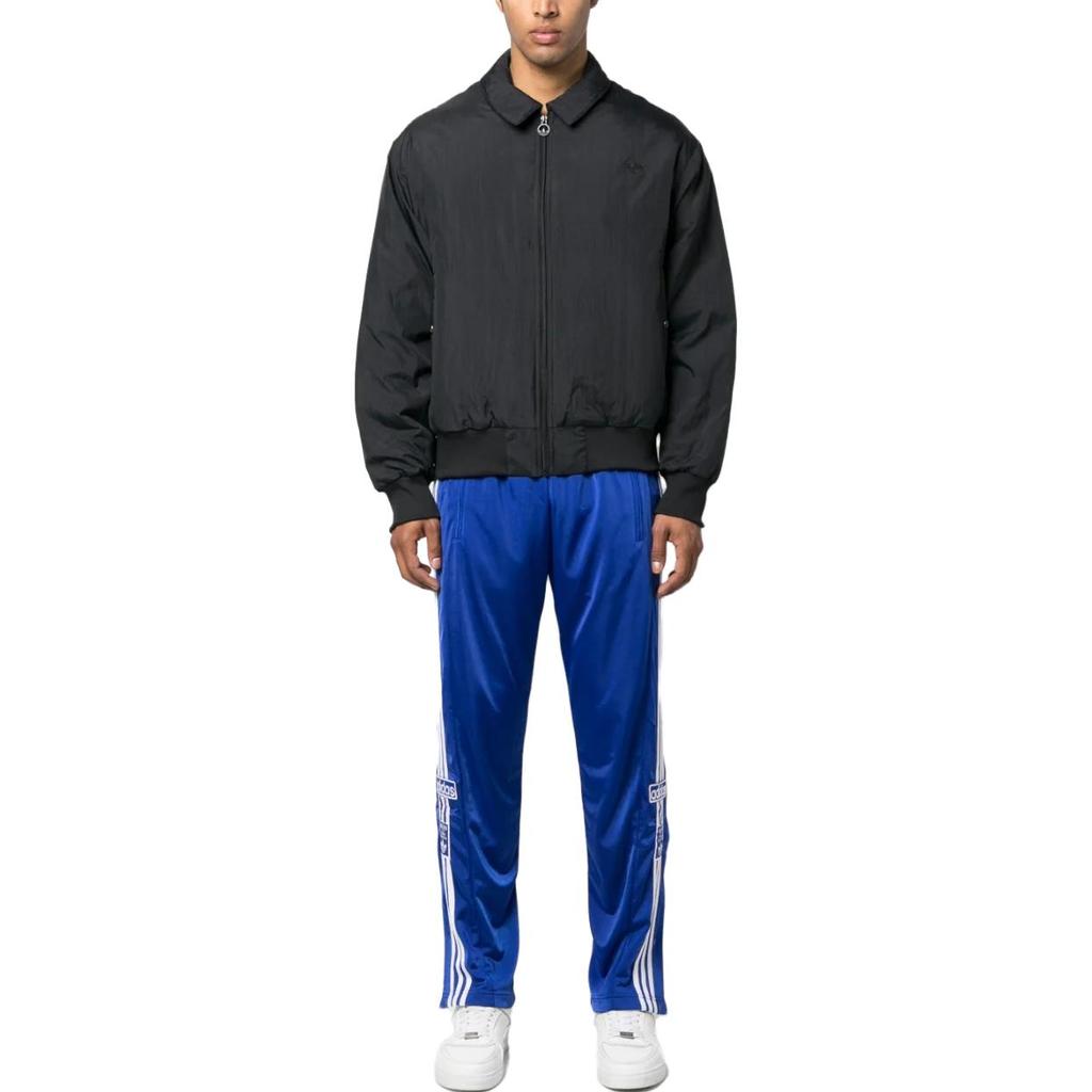 adidas Мужские пуховики Черный лацкан Умеренный пуховик HR8675