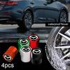 4 pcs of aluminum alloy car tire hexagon valve For Mazda 2 3 6 Atenza Axela Demio CX5 CX-3 CX7 CX-9 2018 2019 Car Accessories