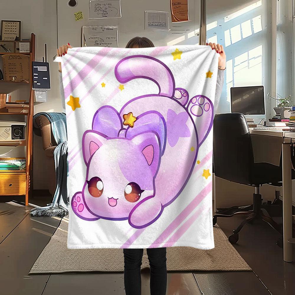 1PC Aarmau Patterned Flannel Blanket Suitable For All Seasons for Home Decor Warmth and Comfort Gifts Holiday Present