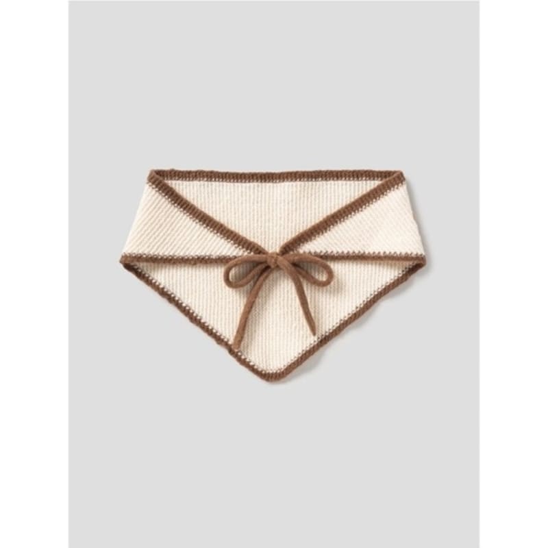 8seconds Tipping Triangle Bonnet Muffler Ivory (195984WY20)