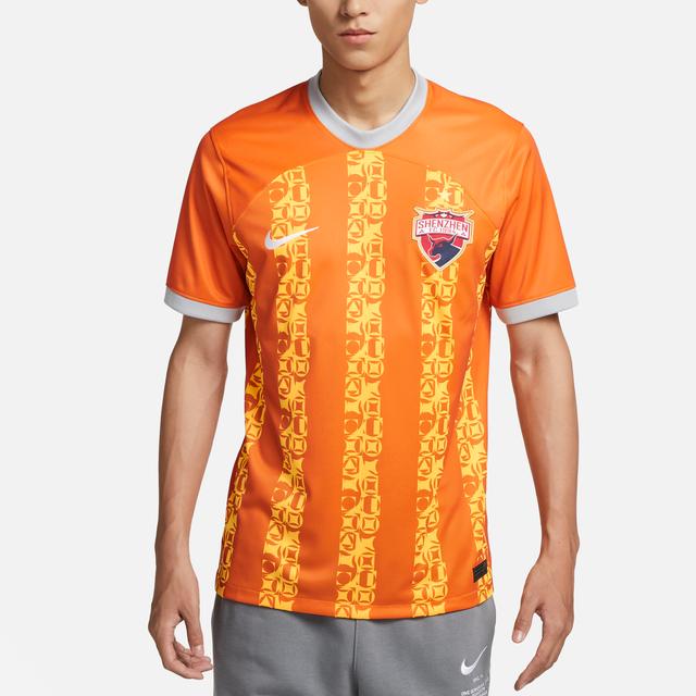 Nike Мужские футбольные майки Alpha Orange Умеренный прямой крой FV3514-806