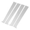 4Pcs Pillar Post Trim Mirrored Finish Weather Resistant Chrome Pillar Post Trim Cover for Crew Quad Extended EXT 1500