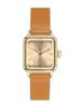 [Follow] Watch Fragola Sweatproof Belt Rectangle Color Watch H02022S-1 CA Women's Beige