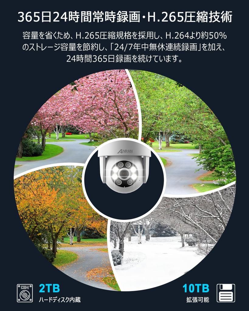 8 миллионов пикселей безопасности AI интеллект автоматическая ANRAN камера безопасности набор видеонаблюдения проводной POE питание 4 единицы 8 миллионов высокая без Wi-Fi постоянный