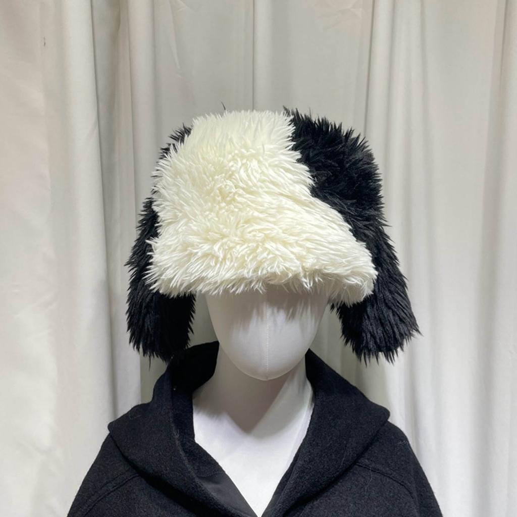 Cute Woollike Plush Long Ears Beanie Womens Lady Girl Headgear Caps Christmas Hats Faux Furs Beanie Hat Pullover Cap