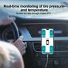 Bluetooth5.0 Автомобильная беспроводная система контроля давления в шинах TPMS IP67 Водонепроницаемая с 4 внешними датчиками Поддержка Android/IOS