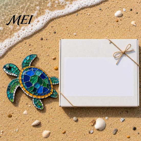 Unique Craft Gifts for Friends Octopus Mosaic Kit Beginners, DIY Acrylic Sea Animal Glass Set with Step-by-Step Deep Creature Instructions,