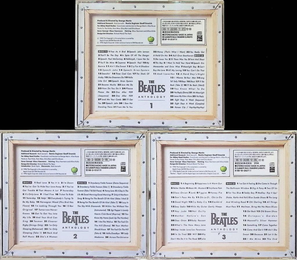 [USED] Anthology 123/3 works set (2 discs each) / the beatles The Beatles (CD)