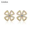Lindon Women Copper Alloy Zircon Earrings Drop Earrings For Women Wedding Party Gifts