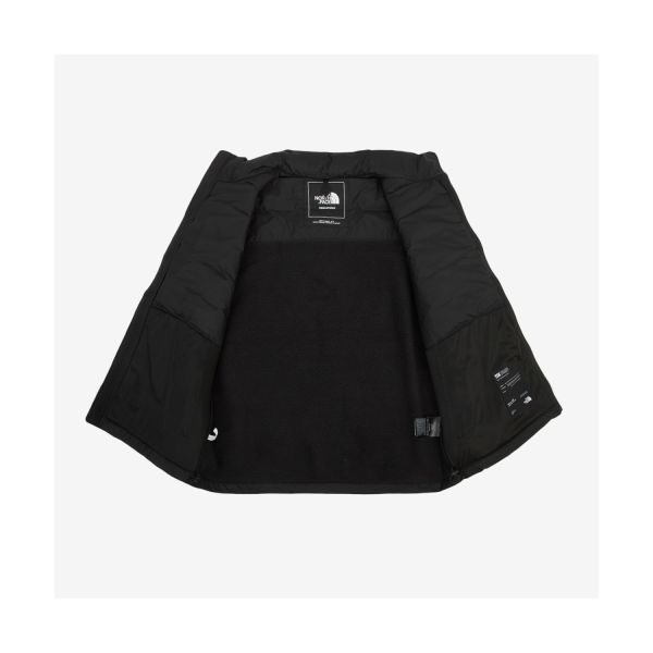 The North Face Мужская длинная стеганая куртка на молнии с карманами NJ4FR67A