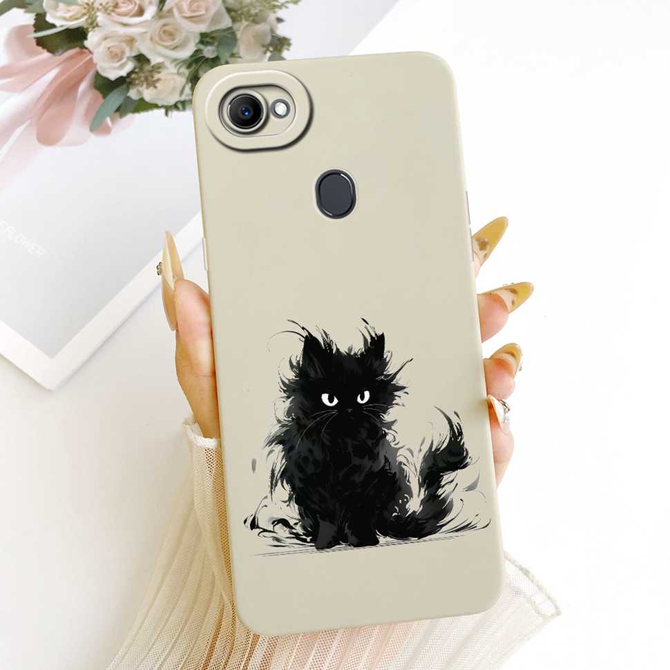 Beautiful Flowers Case For Oppo F7 Case CPH1819 CPH1821 Soft Silicone Fundas Phone Cases For Oppo F7 F 7 4G Cover Fundas