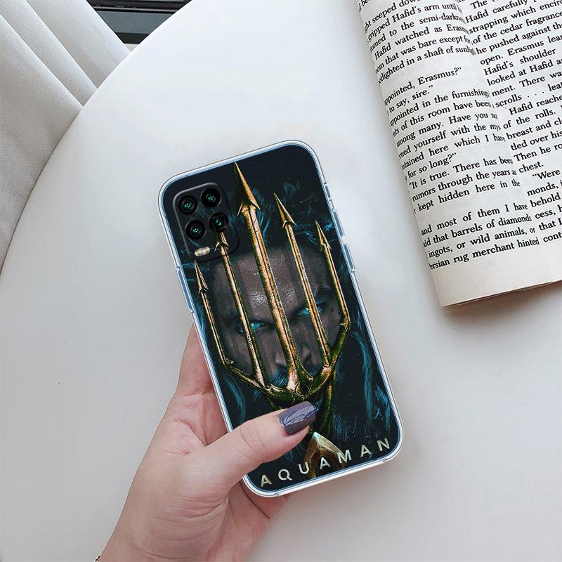 Aquaman Transparent Phone Case for Motorola Moto G7 G8 G9 G84 G85 G73 G24 G15 Z2 Play Power Plus