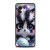 Чехол-накладка с ярким дизайном кошки для Xiaomi Mi 17 Pro Max 15 14 13 12 11 Ultra 15T 14T 13T 12T 11T Pro Lite Мягкий ТПУ Корпус