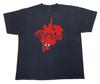 Unisex Shirt Cotton Oversize Large Size NEW SpiderMan Upside Down 90s Y2K Marvel Black Tshirt Reprint NEW