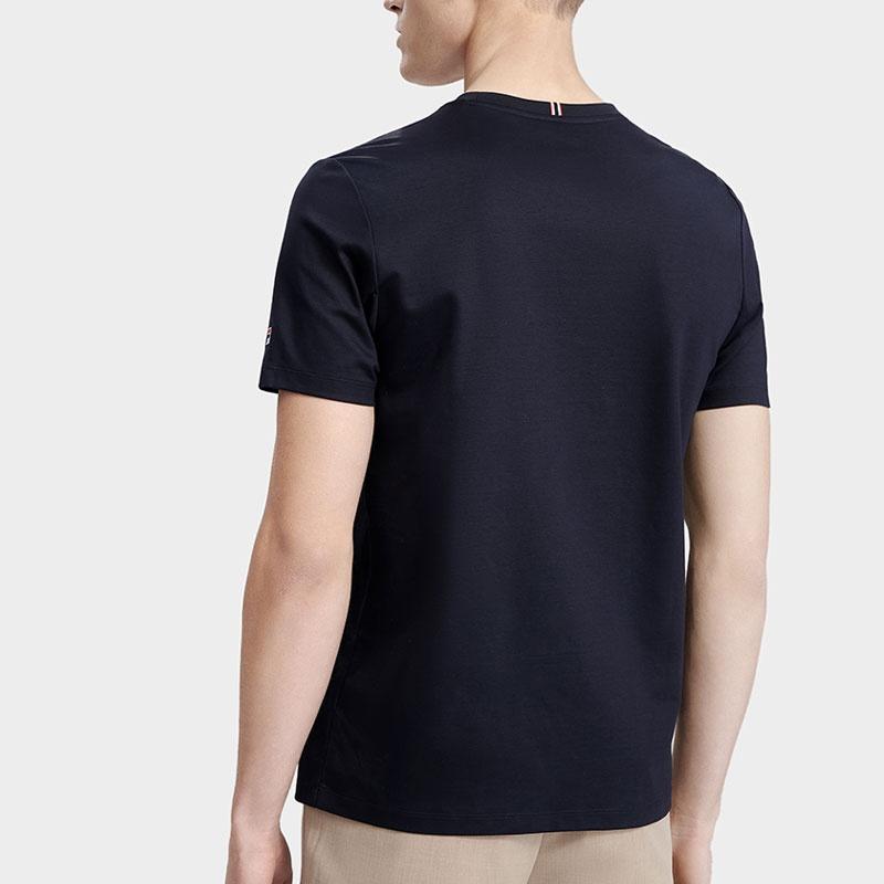 FILA T Shirts Men's Legend Blue Crew Neck Moderate Straight Fit F11M321118F-NV