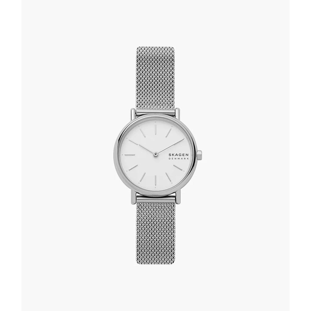Skagen Women's Signatur Lille Quartz Watch White Dial Stainless Steel 30mm SKW2692