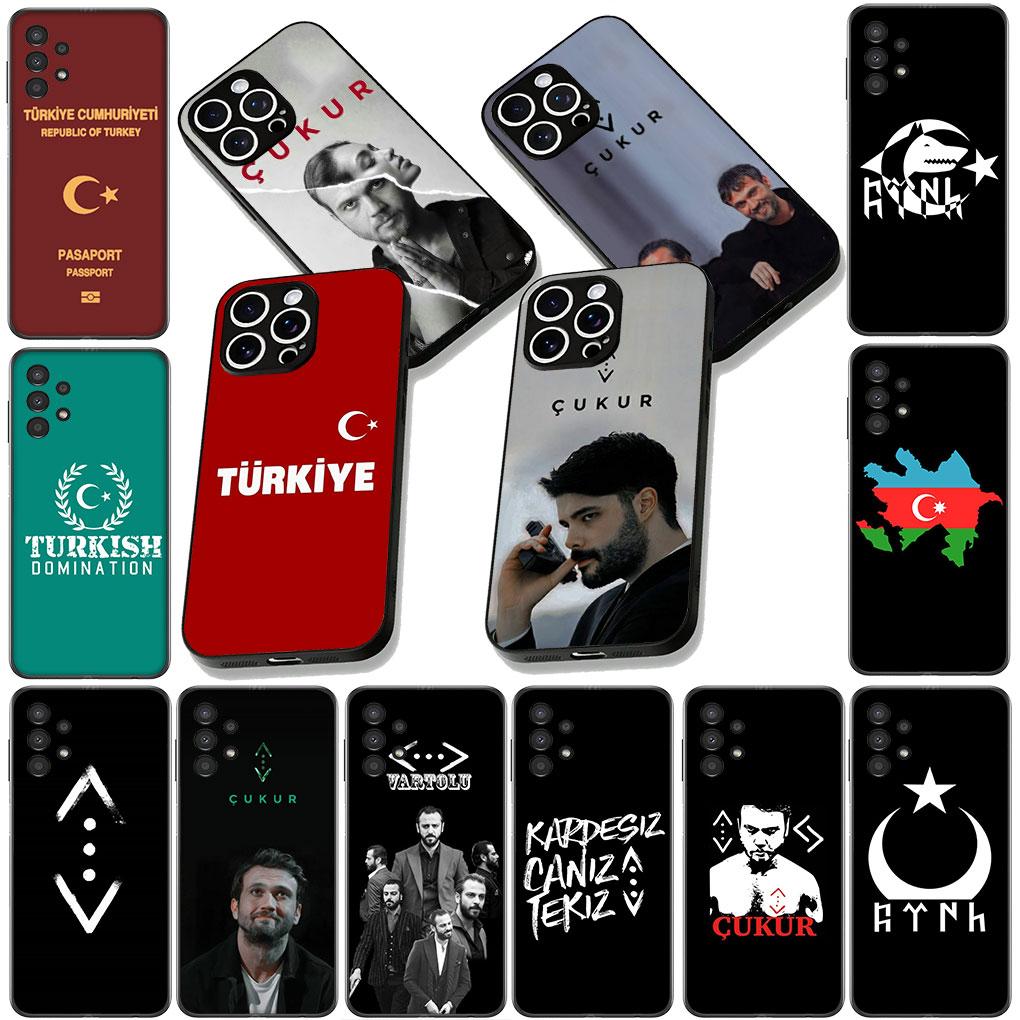 Soft Cover for Samsung Galaxy Note 20 9 8 S8 S10 S9 Plus A54 A33 A21S A31 M21 S10E A17 Coque Phone Case Flag Turkey Cukur