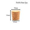 5/100pc Tops DIA 8mm To 58mm Wooden Cork Lab Test Tube Stopper Kettle Pudding Bottle Cork Cap Burette Tube Wood Plug Cork Stopper