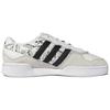 adidas Courtic Allover Print — белые черные кроссовки унисекс, обувь — белый основной, черный, серый — два ID4081
