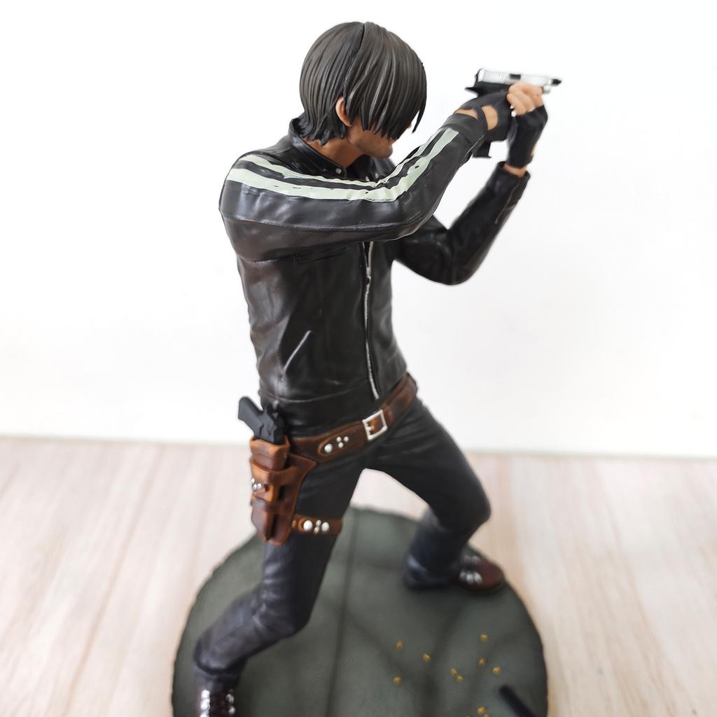 Manyuqing Resident Evil Leon Kennedy Action Figure Soldier With Gun Statue Desktop Decoration Anime Game Periphery Toy Gift