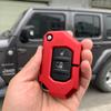 Чехол для автомобильного ключа для Jeep Wrangler JL Gladiator JT 2018 2022, брелок для ключей, защитный чехол