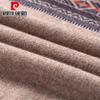 Pierre Cardin Men's Thickened 100% Wool Crew Neck Sweater