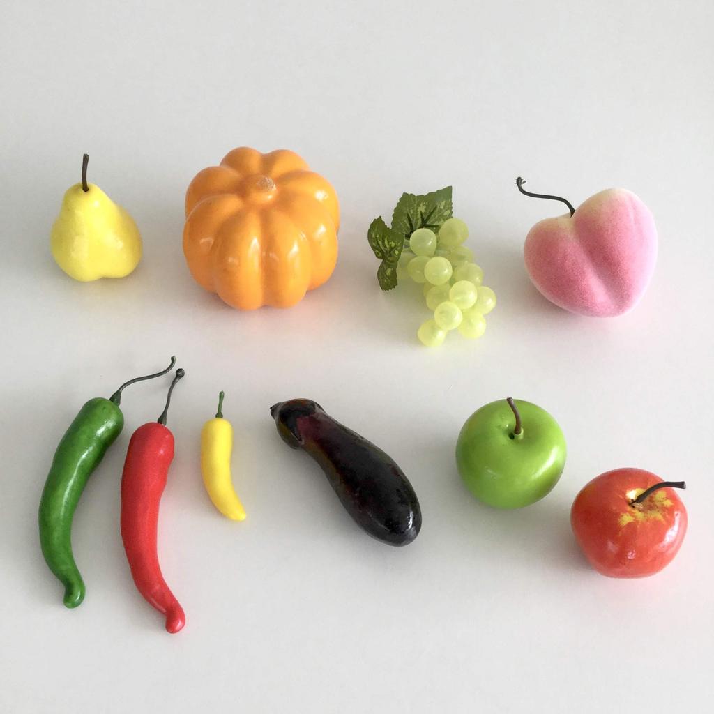 Ямаичи Сётен Украшения Обон, Принадлежности для Обон, Подношения, Овощи, Фрукты, Набор из 10 штук, B-214